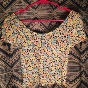 Floral Crop Top